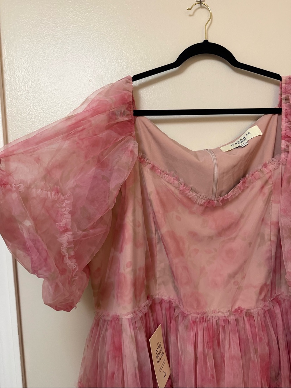 NEW Jessakae Jewel lace pink twirly dress - Picture 5 of 15